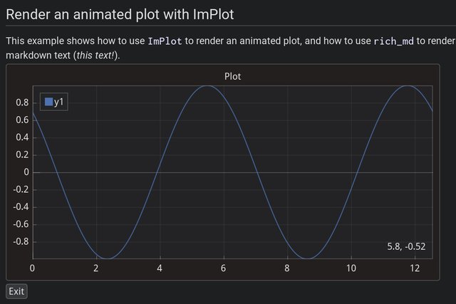 A plot and markdown, in a few lines