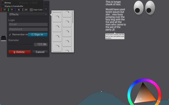 NanoVG: the full demo