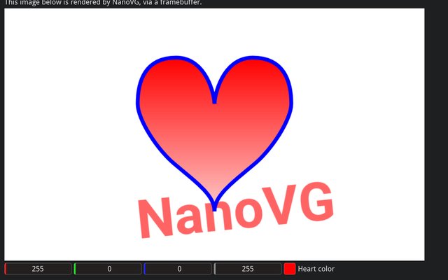 NanoVG: a beating heart